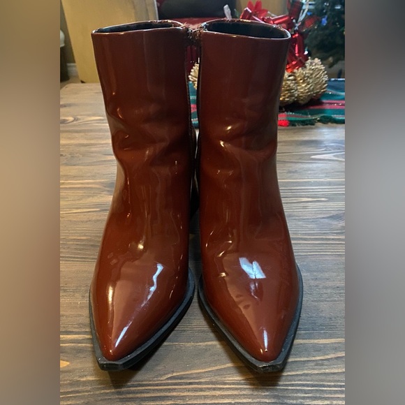 BP. Patent Leather Square Toe Boots - Picture 3 of 9